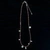 OLIO E ACETO Tanabata Special Collection Sterling Silver Rhodonite Beaded Pendant Necklace OLIO-OA13N39-YFC Silver/Pink Orange